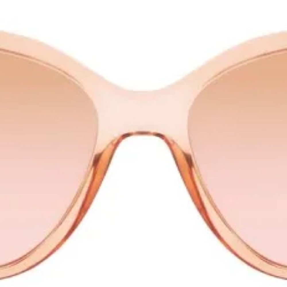 Salvatore FERRAGAMO 57mm Gradient Cat Eye Sunglasses transparent lobster - Picture 10 of 16